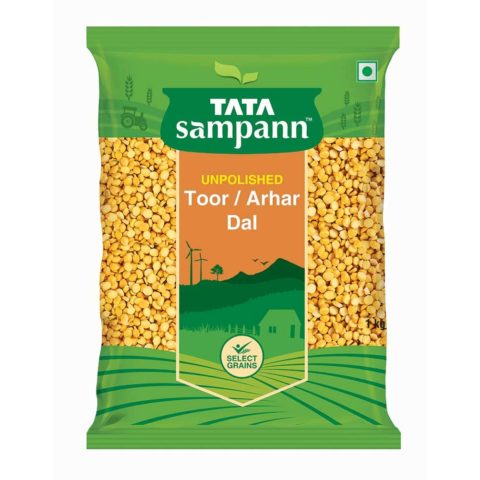 Tata Sampann Unpolished Toor Dal Arhar Dal 1kg WholesomeStore