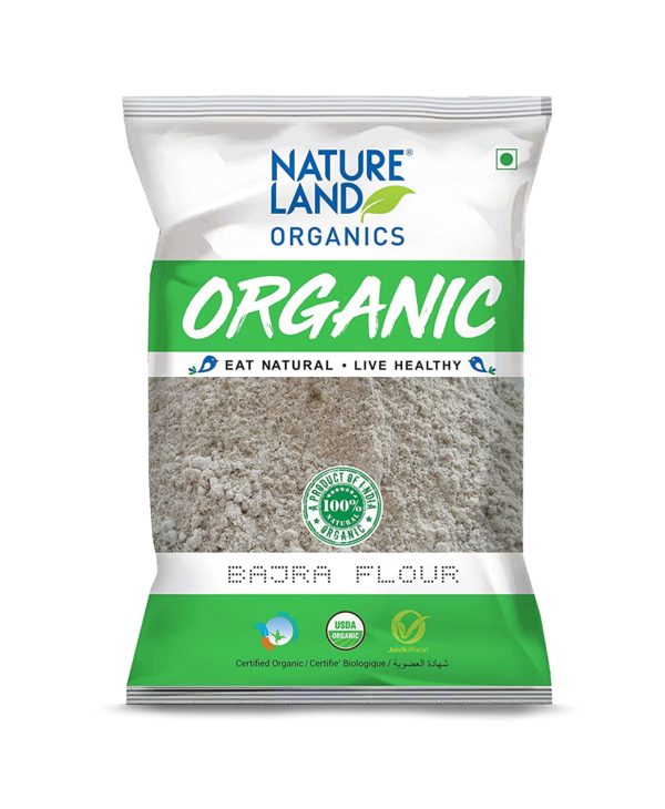 Bajra Pearl Millet Flour 500 Gm - Organic Flour By Natureland Organics
