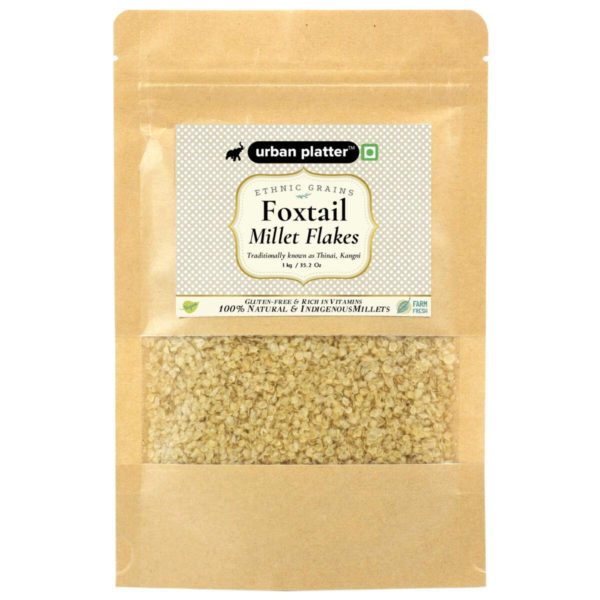 Foxtail Millet Flakes 1Kg by Urban Platter