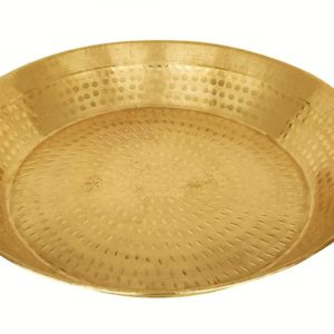 Handmade Pure Brass Pital Platter Parant