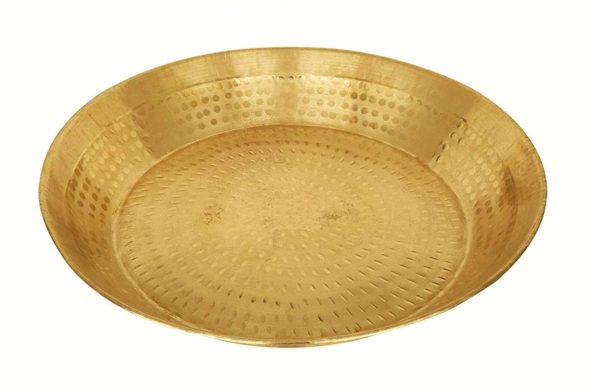 Handmade Pure Brass Pital Platter Parant