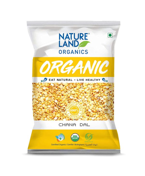 Organic Chana Dal 1 Kg by Natureland Organics