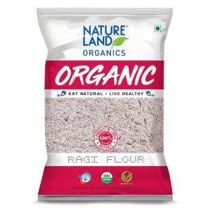 Organic Ragi Flour, 500g By NatureLand Organics