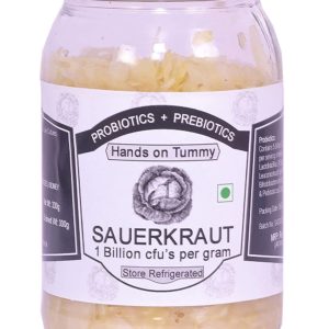 Probiotic Organic Sauerkraut Cabbage Pickle by Hands on Tummy