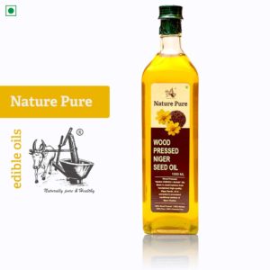 Wood Pressed Niger Seed Oil 1L Cold Pressed by Nature Pure