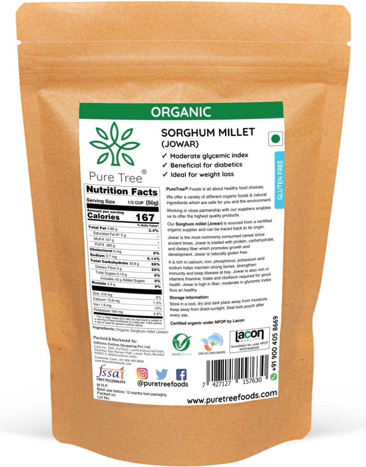 Organic Jowar Millet