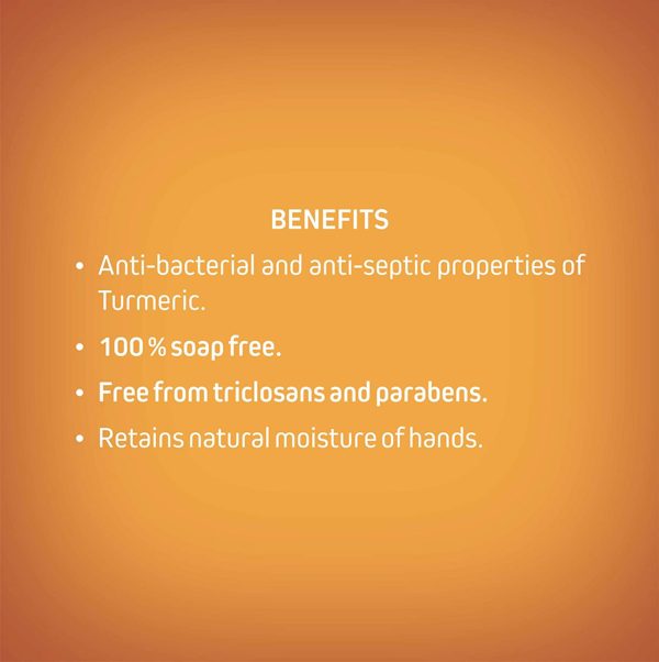Best Anti-Bacterial Hand Wash with Turmeric - Pack of 3 by Dhathri Benefits