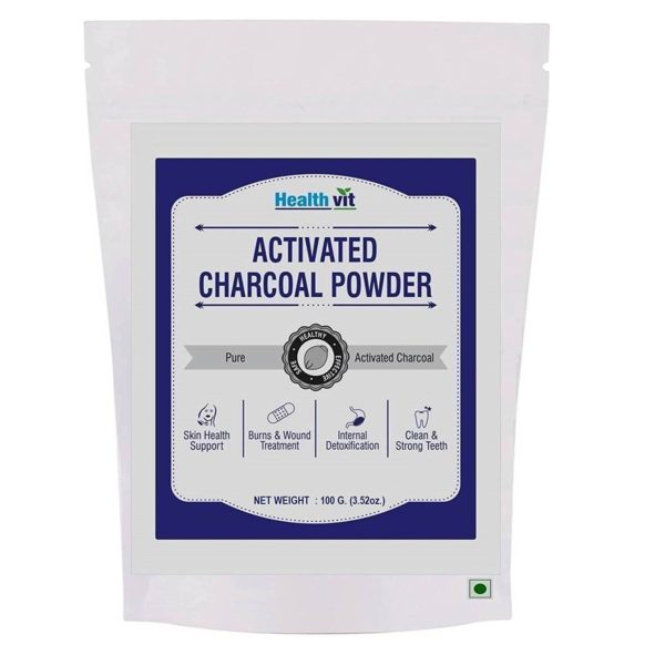 Activated Charcoal Powder 100g by HealthVit