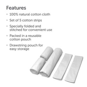 NLS Wet Pack Cotton Patti for Detox Full Set by Widely Pure Features