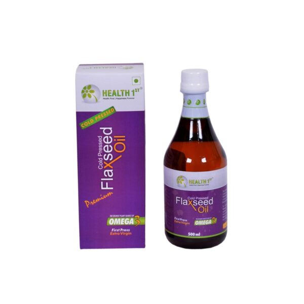 Pure Flaxseed Alsi Cold Pressed Oil by Health 1st